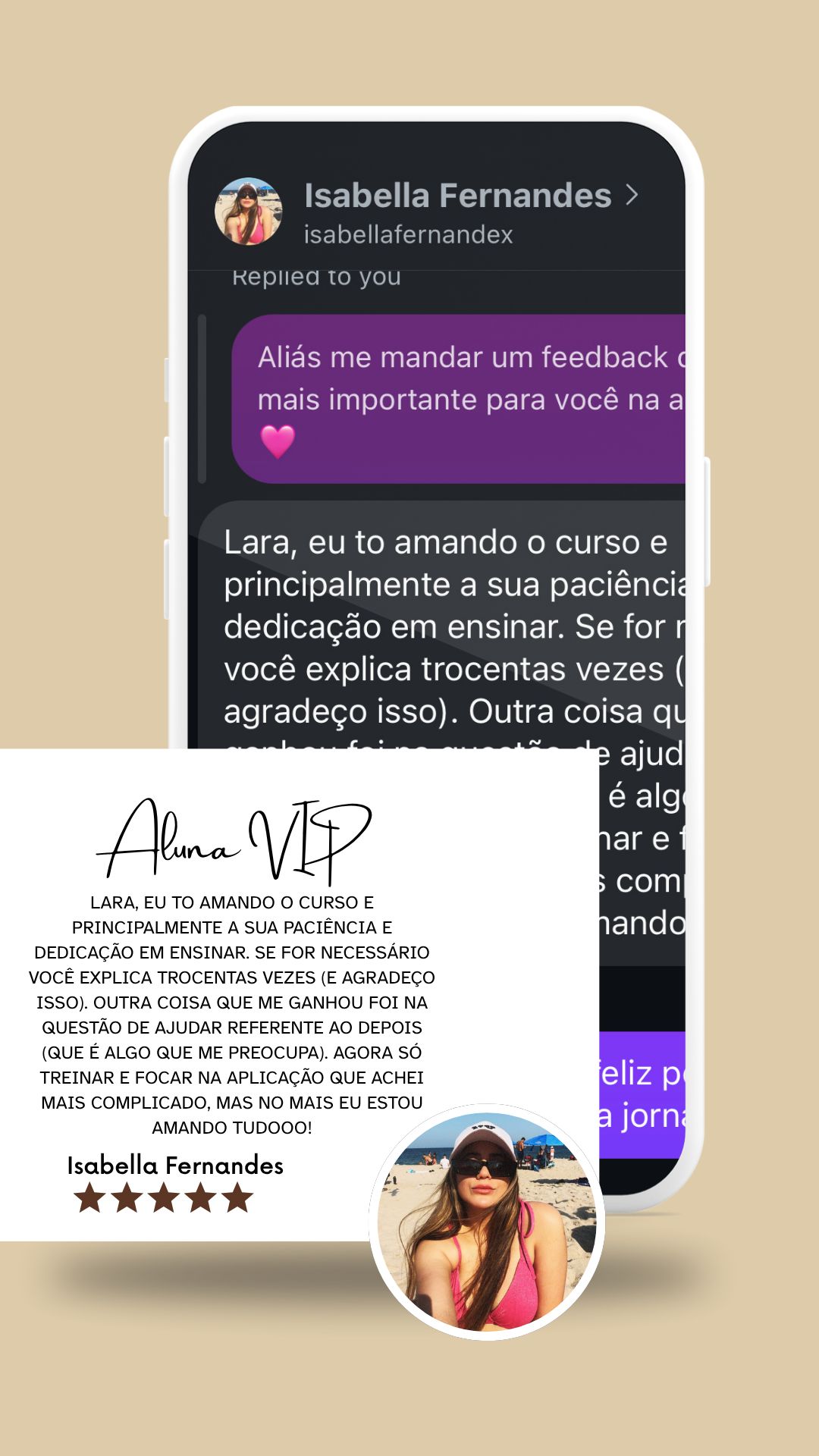 Depoimento Isabella Fernandes